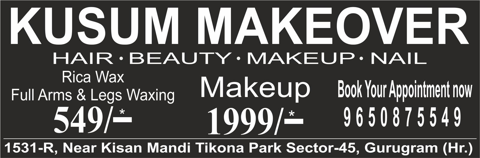 KUSUM MAKEOVER (Beauty Salon Sector 45)